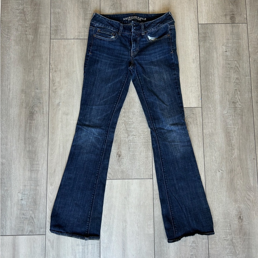 Artis Blue Flare Wide Leg Jeans Classic Style